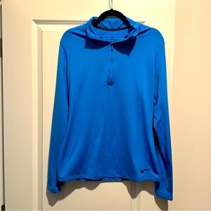Nike Women’s Dri-Fit Quarter Zip Blue XL
